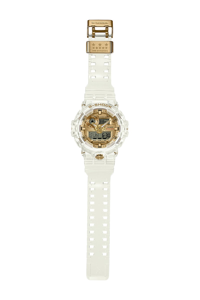 G-SHOCK より 設立 35周年 を記念した クリアスケルトン 限定 モデル 4型が登場 Gショック 透明　ジーショック クリア スケルトン HYPEBEAST ハイプビースト 
