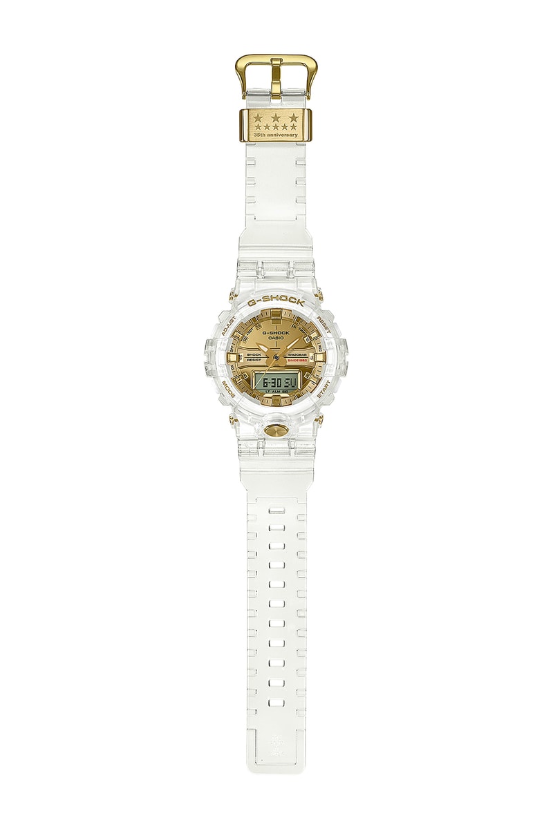 G-SHOCK より 設立 35周年 を記念した クリアスケルトン 限定 モデル 4型が登場 Gショック 透明　ジーショック クリア スケルトン HYPEBEAST ハイプビースト 
