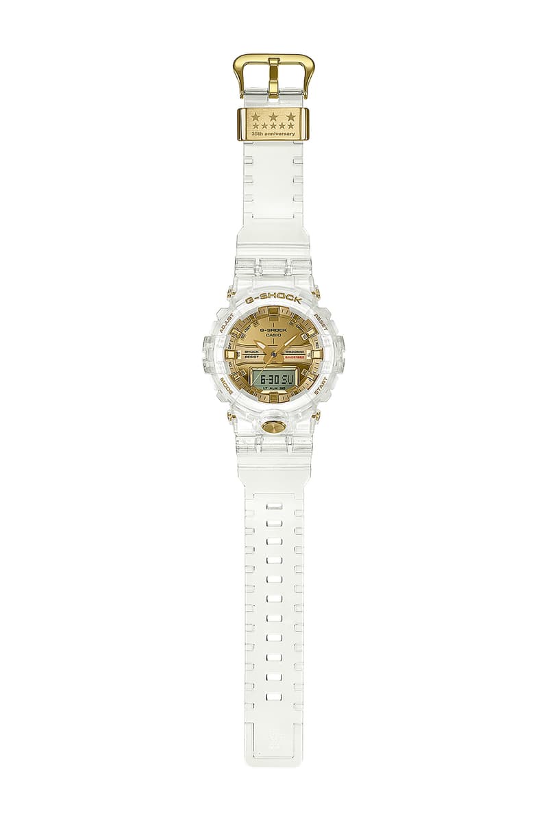 G-SHOCK より 設立 35周年 を記念した クリアスケルトン 限定 モデル 4型が登場 Gショック 透明 ジーショック クリア スケルトン HYPEBEAST ハイプビースト