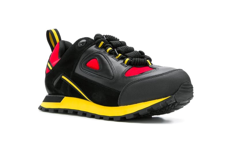 マルジェラ スニーカー ブラック レッド イエロー