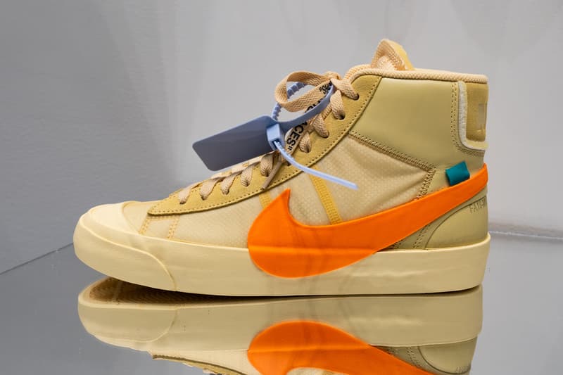 Off-White™ x  Nike による新作コラボ Blazer 2型のディテールにクローズアップ オフホワイト ナイキ ブレザー HYPEBEAST ハイプビースト