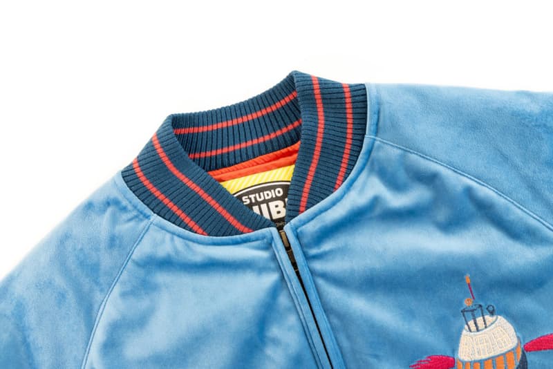 スタジオジブリより宮崎駿が世に放った長編アニメ映画2作品の限定スカジャンが登場 『となりのトトロ』と『崖の上のポニョ』の刺繍を施したファン垂涎の一着が突如オンラインにストック スタジオジブリ となりのトトロ 崖の上のポニョ 29,800円（税抜） HYPEBEAST ハイプビースト