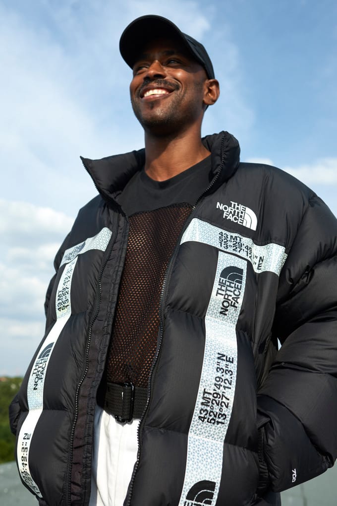 kanye west north face nuptse