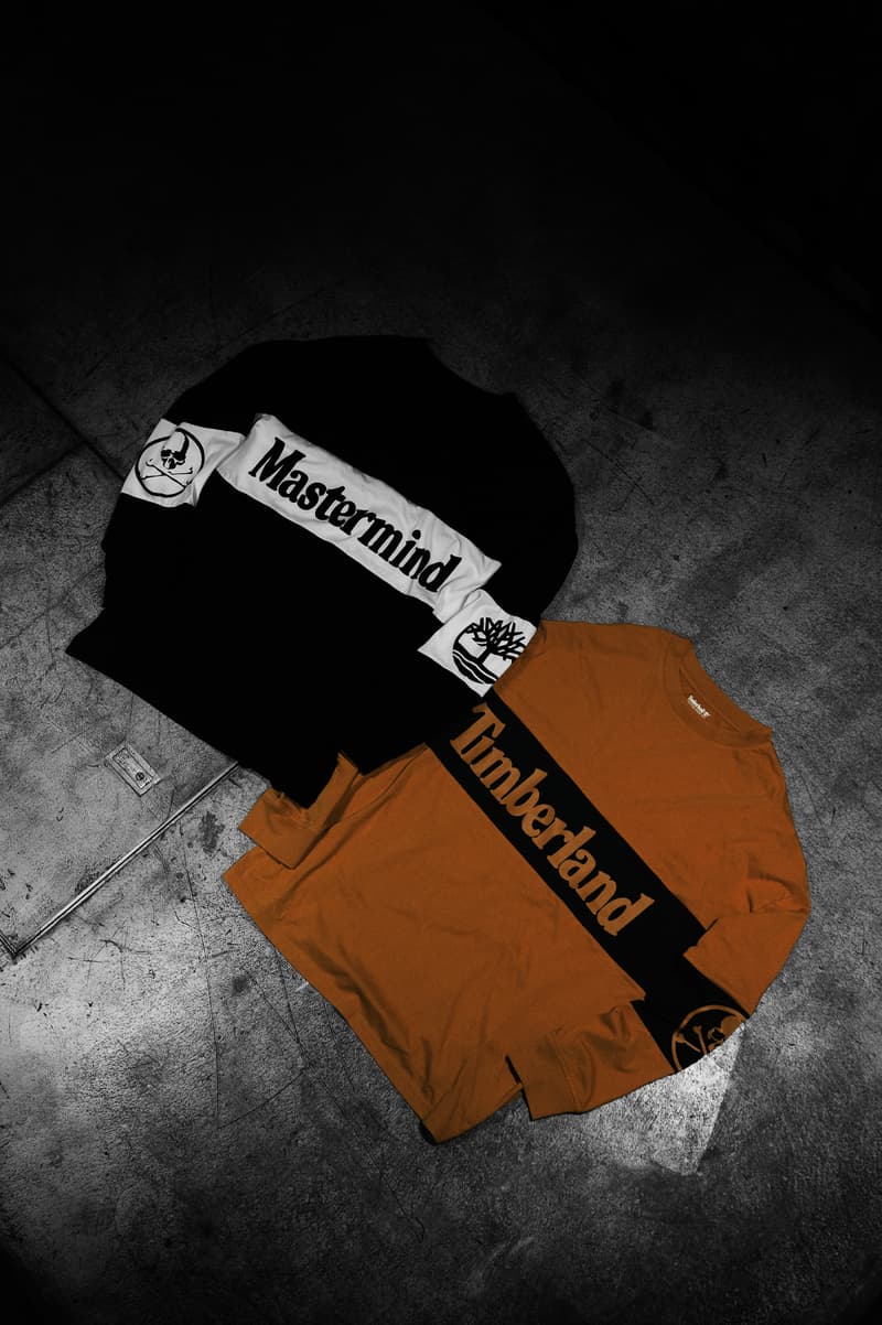 Timberland x MASTERMIND WORLD のコラボカプセルコレクションの公式情報が解禁 1952年の設立以降、世界初の完全防水レザーブーツを開発するなど、革新的なプロダクトを永遠の定番にまで昇華させ、The Notorious B.I.G.（ノトーリアス・B.I.G.）やMobb Deep（モブ・ディープ）、Wu-Tang Clan（ウータン・クラン）の着用を皮切りに、ヒップホップ/ストリートシーンでも絶大なる人気を獲得してきた〈Timberland（ティンバーランド）〉。“Made in Japan”にこだわり続け、日本の素材、伝統技術、最新技術をリアルクローズに落とし込み、老舗メゾンを凌ぐ服作りで世界を驚かせてきた〈MASTERMIND WORLD（マスターマインド ワールド）〉。この現代ストリートのクラフトマンシップを象徴する両者が手を組み、数量限定展開となるカプセルコレクションをリリースする。  本間正章のデザイン美学と〈Timberland〉が長い歴史の中で紡いできた豊かな伝統が融合した今回のコラボレーションでは、耐久性の高い上質な防水レザーを纏う6インチプレミアムブーツにさりげなくひねりを効かせ、シルエットを1インチ短くした6アイレット x 5インチのデザインを実現。着脱を考慮して、内側のクォーターパネルにはサイドジッパーがプラスされているほか、タン、ヒール、タグにはクロスボーンスカルが鎮座しており、履き口のレザーにもオールドイングリッシュで〈MASTERMIND WORLD〉のブランディングが施されている。  だが、今回のコレクションを構成するのは、ブーツのみではない。両者は1990年代の〈Timberland〉のヴィンテージアパレルから着想を得て、〈Timberland〉を代表するシルエットを一新させたストリートウェアも登場。ハイクオリティなコットンファブリックを使用し、細部にまでこだわりぬいたラインアップには、オーバーサイズのS/S TシャツとL/S Tシャツ、スウェットショートパンツ、スウェットジョガーパンツの4アイテムが名を連ねる。  ブーツ、アパレルともに両ブランドを象徴するウィートとブラックの2色展開となる〈Timberland〉x〈MASTERMIND WORLD〉のカプセルコレクションは、〈Timberland〉の伊勢丹新宿PC4店と公式オンラインショップおよび、〈MASTERMIND WORLD〉の取扱店舗にて9月14日（金）より発売開始。リリースに備えて、上のフォトギャラリーからコラボレーションならではの世界観を色濃く表現したルックビジュアルをチェックしてみてはいかがだろうか。