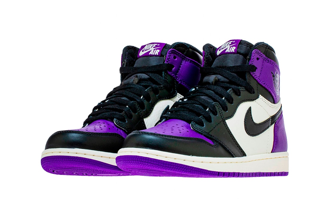 Air Jordan 1 Retro High OG Court Purple Release Nike Sneaker HYPEBEAST