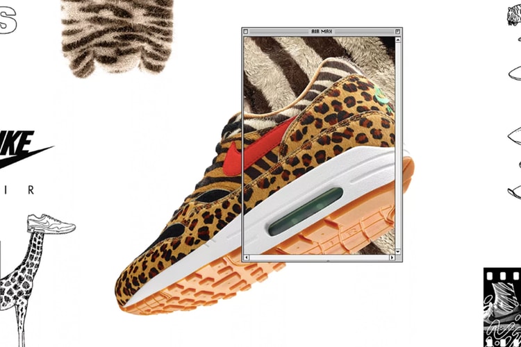 存在感抜群なアニマル柄を纏った atmos x Nike による Air Max 1 DLX が再販売決定