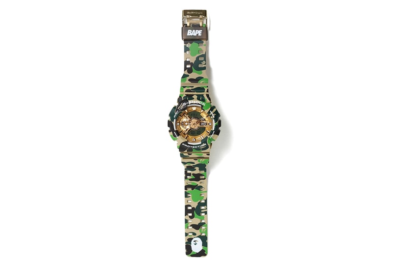 BAPE A BATHING APE XXV 25 G-SHOCK GA-100 release date camo watch HYPEBEAST