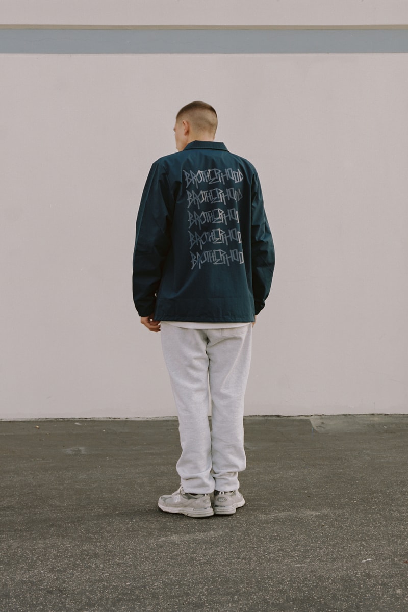 Brotherhood Fall Winter 2018 Lookbook collection T-shirts hoodies trousers crewneck pullovers HYPEBEAST