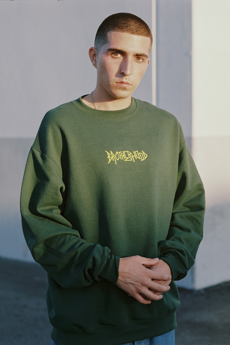 Brotherhood Fall Winter 2018 Lookbook collection T-shirts hoodies trousers crewneck pullovers HYPEBEAST