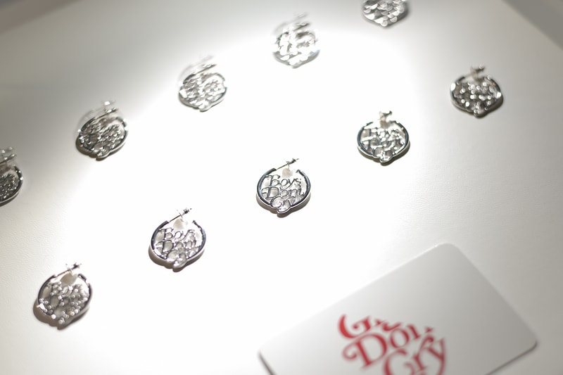 VERDY Girls Don’t Cry CAREERING Shota Matsuda Boys Don’t Cry pierce accessory Silver HYPEBEAST