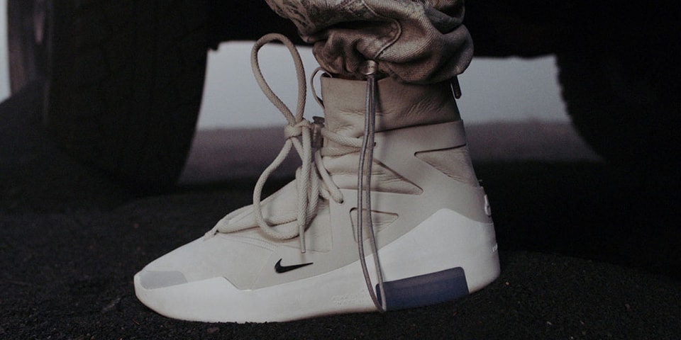 Fear of God x Nikeによる初コラボフットウェアにクローズアップ 