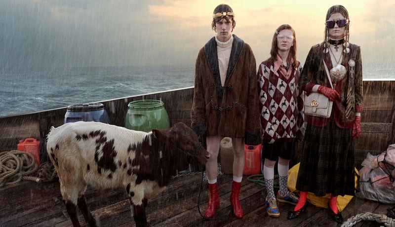 Gucci の持つ世界観を色濃く反映した2019年春夏キャンペーンビジュアル＆クリップが到着 “生命の死”を美しく優雅に表現すべくゾウ、ラクダ、虎といった大型動物も登場 Alyscamps アリスカン Gucci グッチ 2019年春夏コレクション キャンペーンビジュアル クリップ Glen Luchford グレン・ルッチフォード Alessandro Michele アレッサンドロ・ミケーレ HYPEBAEAST ハイプビースト