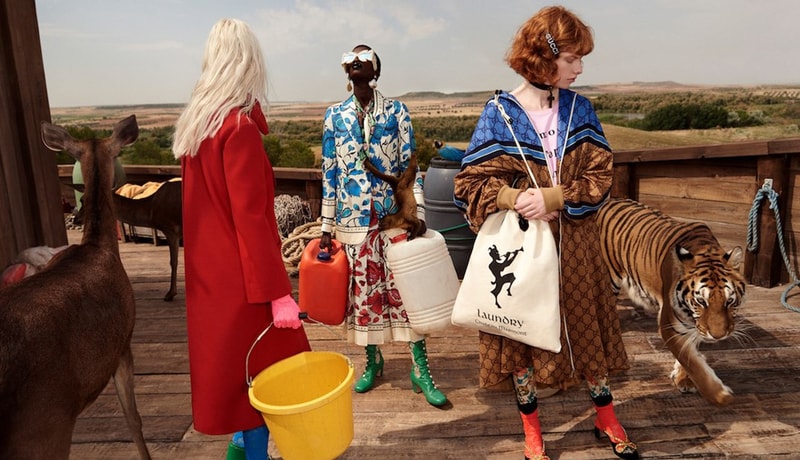 Gucci の持つ世界観を色濃く反映した2019年春夏キャンペーンビジュアル＆クリップが到着 “生命の死”を美しく優雅に表現すべくゾウ、ラクダ、虎といった大型動物も登場 Alyscamps アリスカン Gucci グッチ 2019年春夏コレクション キャンペーンビジュアル クリップ Glen Luchford グレン・ルッチフォード Alessandro Michele アレッサンドロ・ミケーレ HYPEBAEAST ハイプビースト