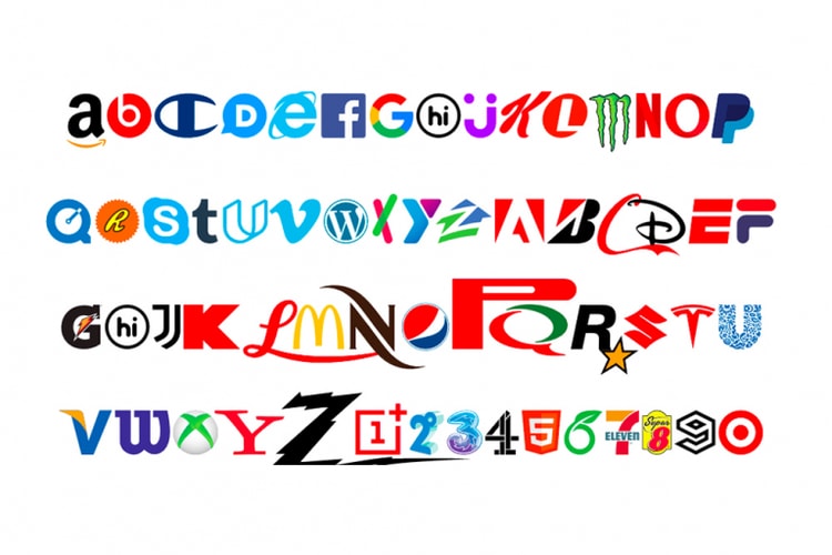 Amazon や McDonald’s など誰もが知る企業ロゴを用いた斬新なフォントが誕生