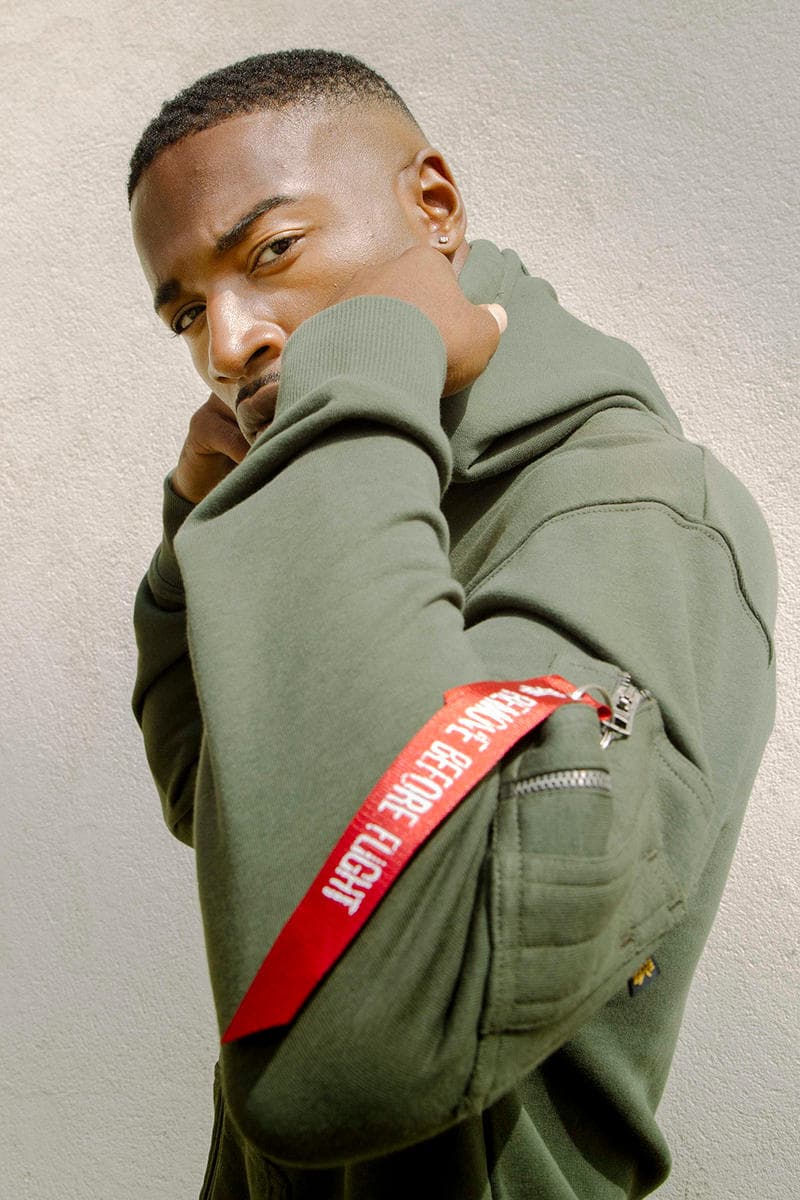 Alpha Industries Fall Winter 2018 Lookbook collection london parkas bombers outerwear tracksuit HYPEBEAST Military