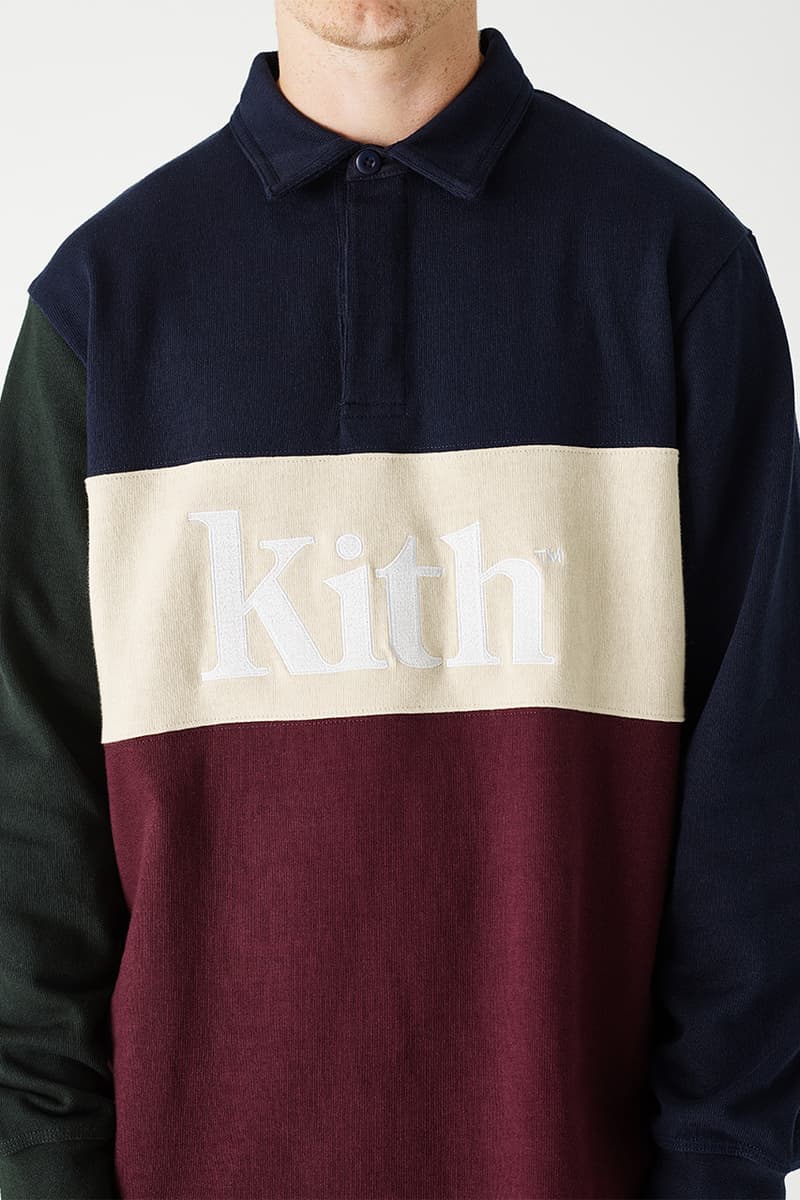 kith fall 2018 lookbook campaign september fashion ronnie fieg makavelic kangol rugby shirt sweat hoodie parka coat pants streetwear HYPEBEAST