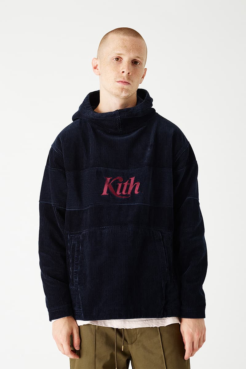 kith fall 2018 lookbook campaign september fashion ronnie fieg makavelic kangol rugby shirt sweat hoodie parka coat pants streetwear HYPEBEAST