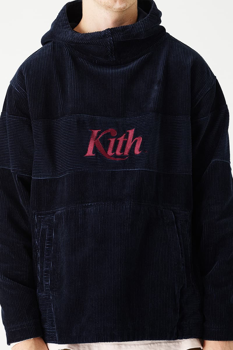 kith fall 2018 lookbook campaign september fashion ronnie fieg makavelic kangol rugby shirt sweat hoodie parka coat pants streetwear HYPEBEAST