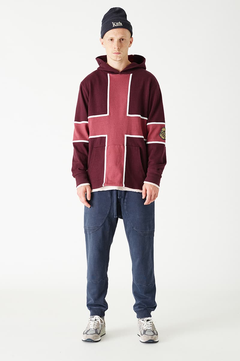 kith fall 2018 lookbook campaign september fashion ronnie fieg makavelic kangol rugby shirt sweat hoodie parka coat pants streetwear HYPEBEAST