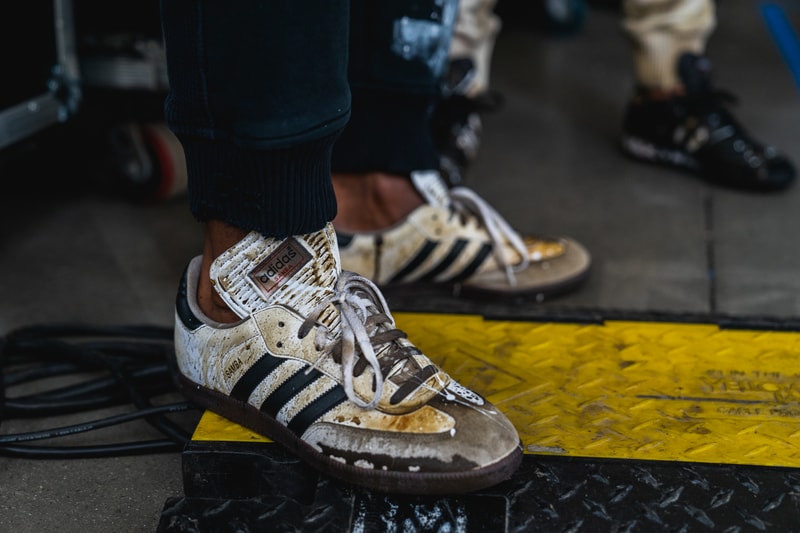 kith park fall winter 2018 runway show collection backstage closer look versace sneakers jacket hat shirt branding logo ronnie fieg mastermind Japan Advisory Board Crystals Converse Vans Versace  Greg Lauren Tommy Hilfiger UGG Columbia NFW