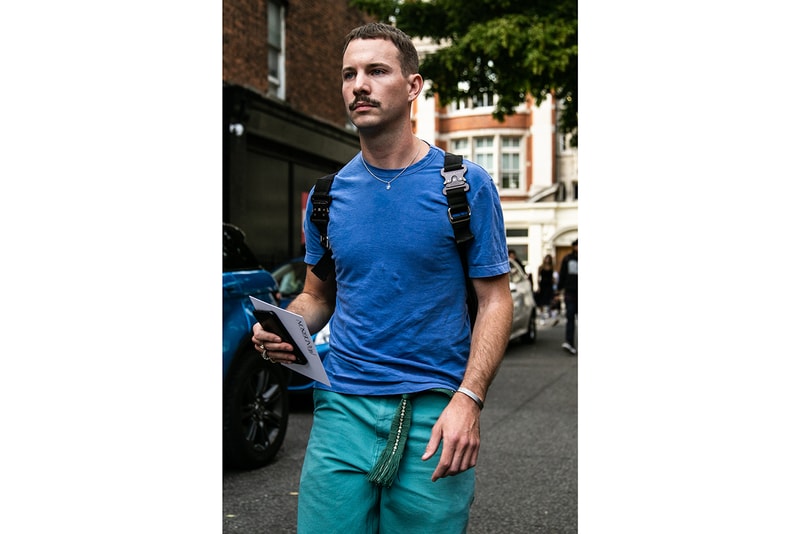 London Fashion Week Spring Summer 2019 Street Style plaid floral prints prada nike christian dior acne gucci fendi streetsnaps HYPEBEAST Gucci Fendi Prada Burberry Balenciaga Supreme