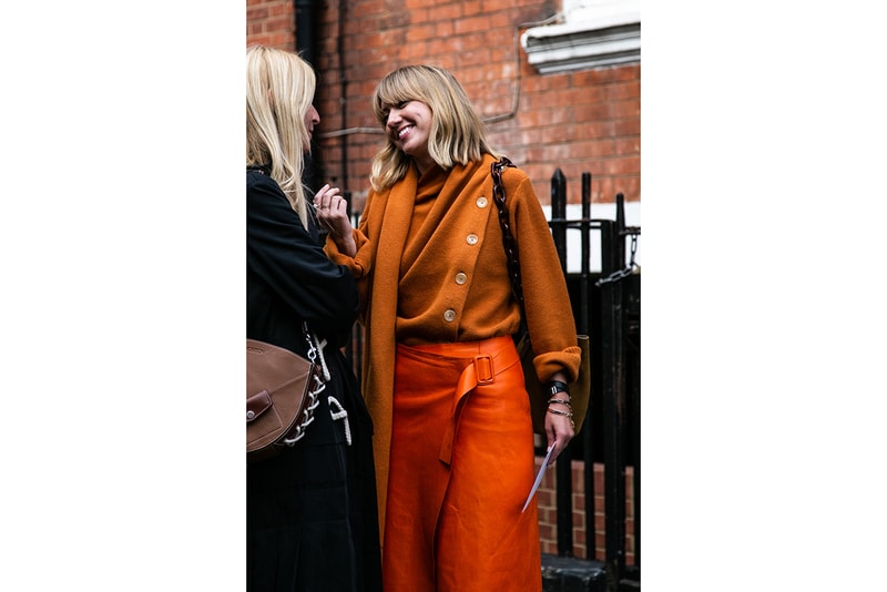 London Fashion Week Spring Summer 2019 Street Style plaid floral prints prada nike christian dior acne gucci fendi streetsnaps HYPEBEAST Gucci Fendi Prada Burberry Balenciaga Supreme