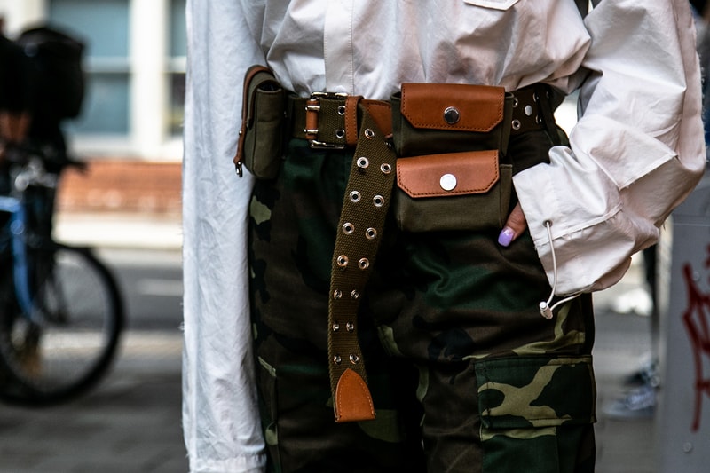 London Fashion Week Spring Summer 2019 Street Style plaid floral prints prada nike christian dior acne gucci fendi streetsnaps HYPEBEAST Gucci Fendi Prada Burberry Balenciaga Supreme