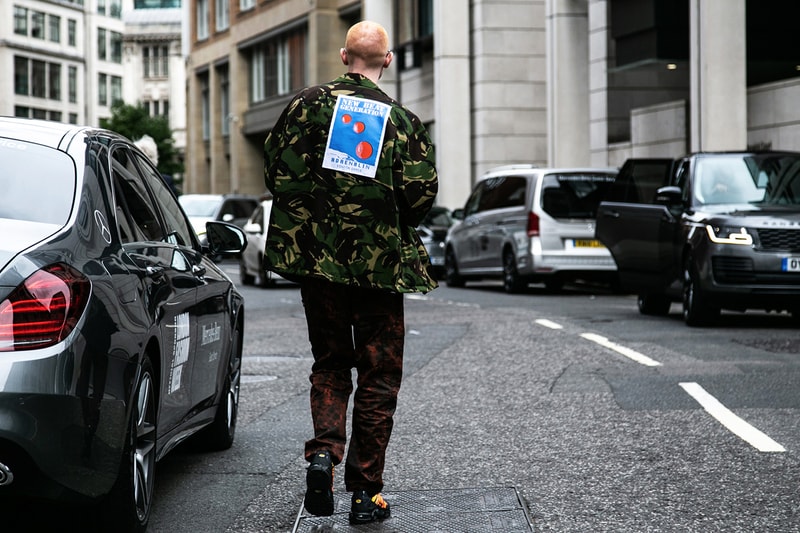 London Fashion Week Spring Summer 2019 Street Style plaid floral prints prada nike christian dior acne gucci fendi streetsnaps HYPEBEAST Gucci Fendi Prada Burberry Balenciaga Supreme