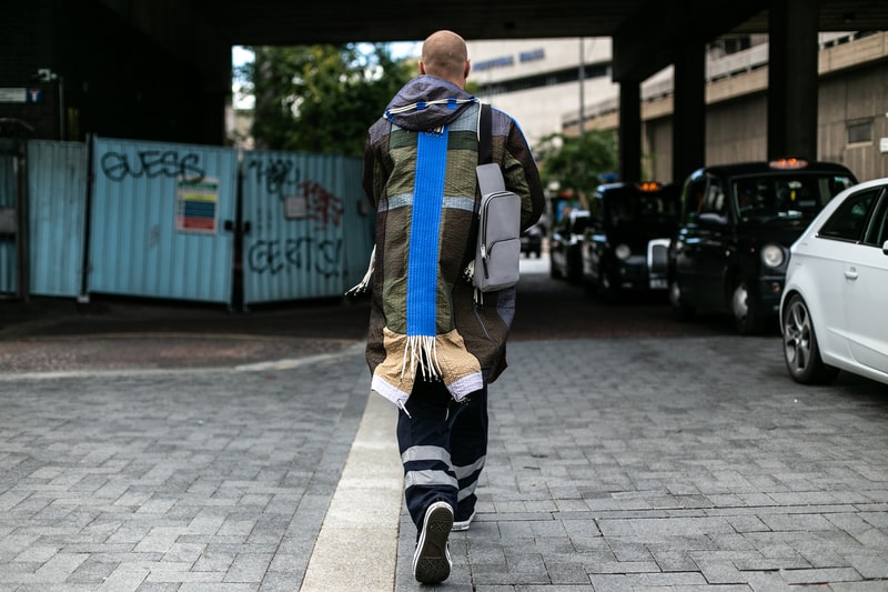 London Fashion Week Spring Summer 2019 Street Style plaid floral prints prada nike christian dior acne gucci fendi streetsnaps HYPEBEAST Gucci Fendi Prada Burberry Balenciaga Supreme