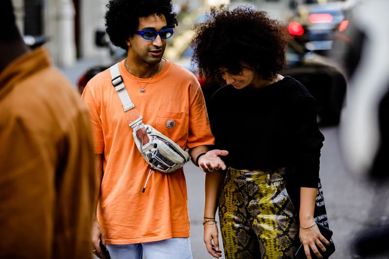 Milan Fashion Week Spring/Summer 2019 Street Style ss19 streetwear sneakers HYPEBEAST