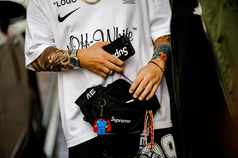 Milan Fashion Week Spring/Summer 2019 Street Style ss19 streetwear sneakers HYPEBEAST