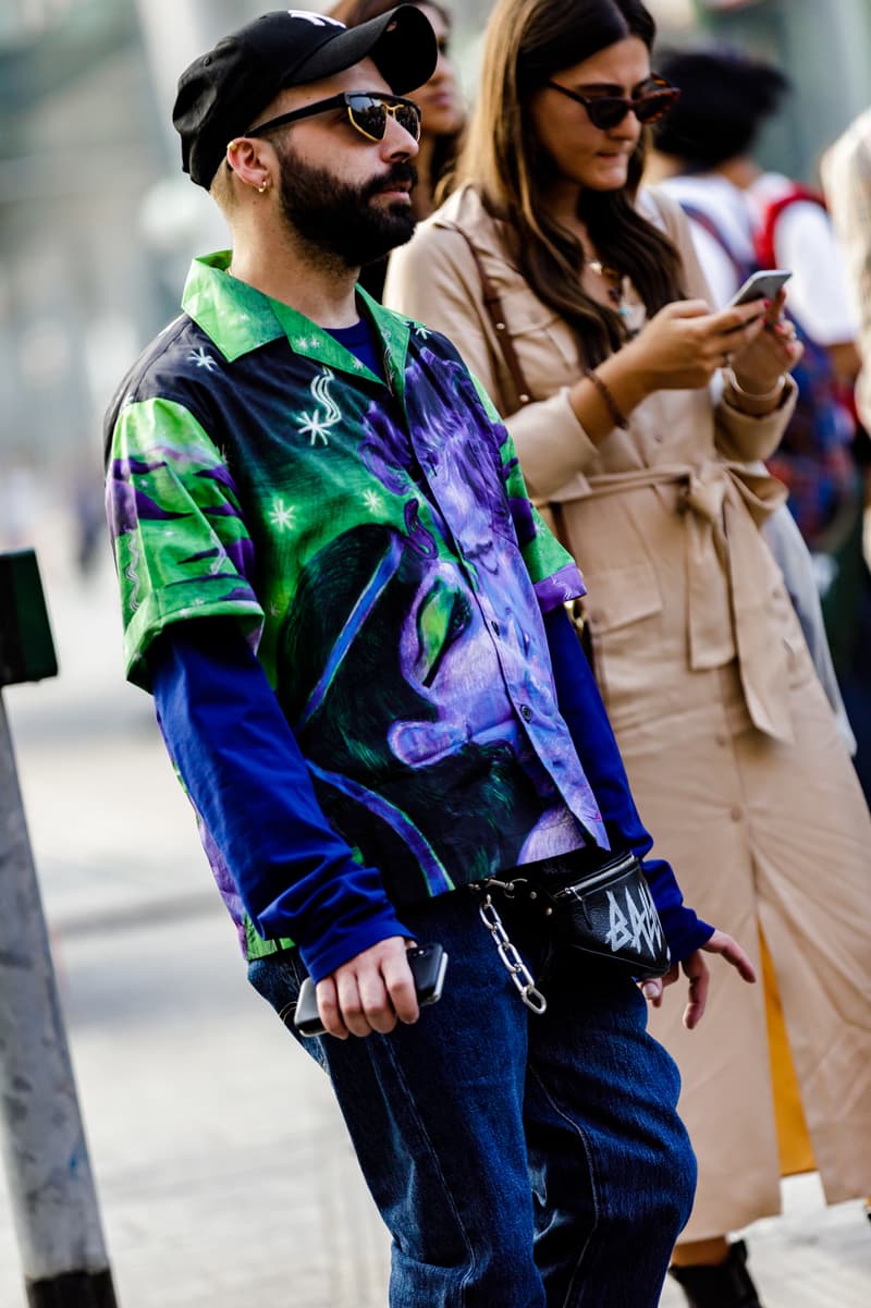Milan Fashion Week Spring/Summer 2019 Street Style ss19 streetwear sneakers HYPEBEAST