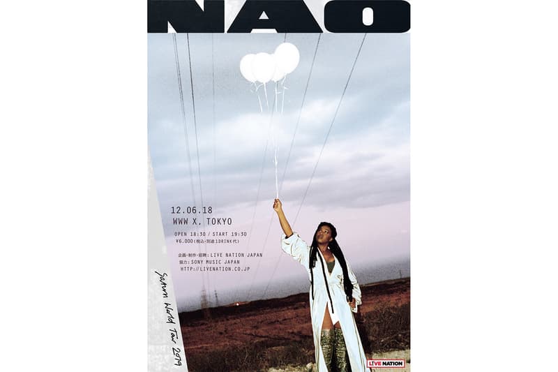 UK発実力派女性シンガーNAOの初来日公演が12月に開催決定 ナオ ネイオ HYPEBEAST ハイプビースト