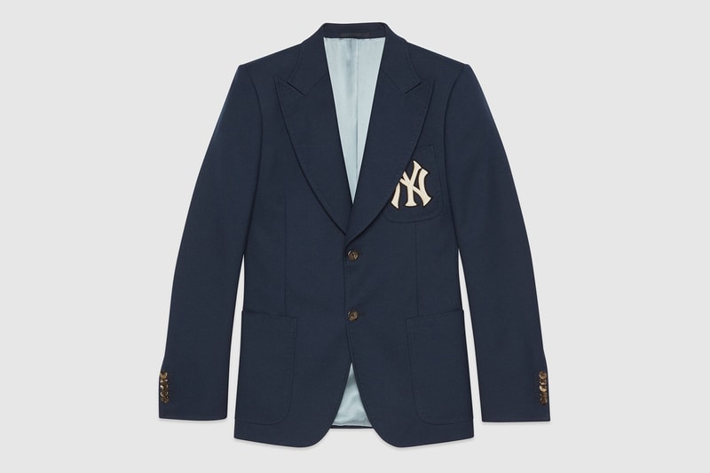 NY Yankees x Gucci Apparel Backpacks Jacket Bomber HYPEBEAST