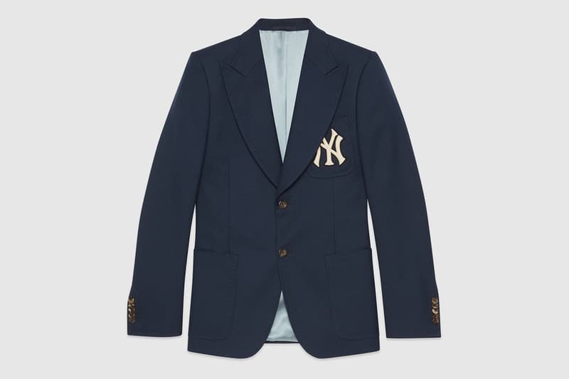 NY Yankees x Gucci Apparel Backpacks Jacket Bomber HYPEBEAST