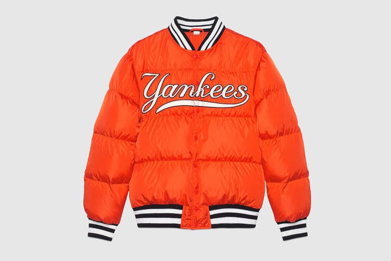 NY Yankees x Gucci Apparel Backpacks Jacket Bomber HYPEBEAST