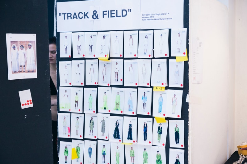 Nike とのコラボアイテムが満載の Off-White™ 2019年春夏ランウェイの舞台裏に潜入 ナイキ オフホワイト ヴァージル