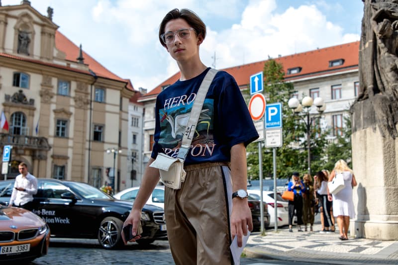 Prague Fashion Week Spring/Summer 2019 Street Style Mercedes-Benz Fashion Week vetements balenciaga  HYPEBEAST Louis vuitton Supreme Heron Preston  Stussy