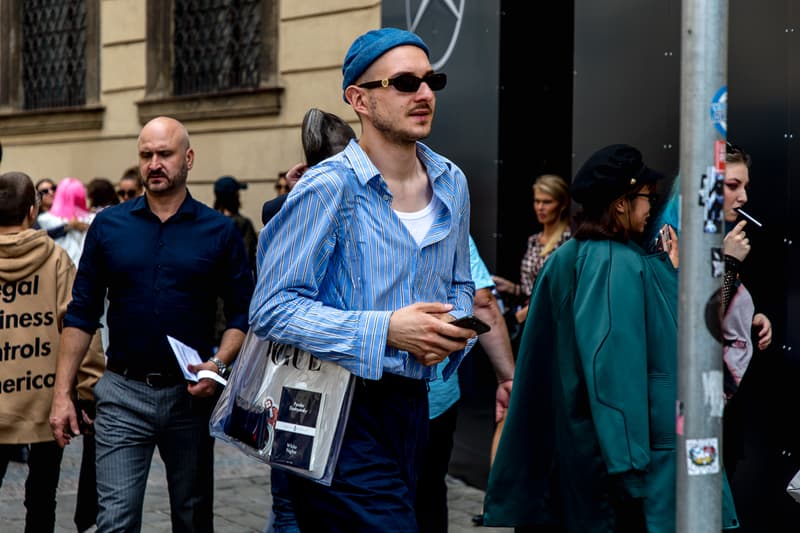Prague Fashion Week Spring/Summer 2019 Street Style Mercedes-Benz Fashion Week vetements balenciaga  HYPEBEAST Louis vuitton Supreme Heron Preston  Stussy