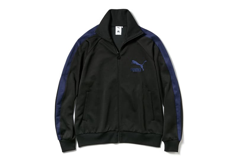 puma poggy motofumi kogi the man collaboration suede sneaker 50 anniversary tracksuit jacket pants tee shirt drop release date info collection september 15 2018 japan