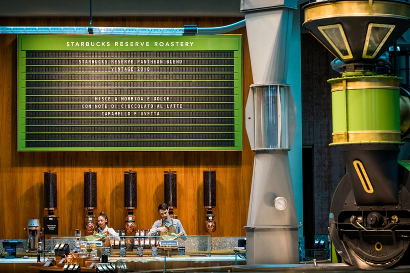 Starbucks Opens Reserve Roastery in Milan Caffeine coffee Italian Starbucks Seattle Beans Barista Americano Latte  Cappuccino Scolari coffee roaster affogato cordusio new drink HYPEBEAST