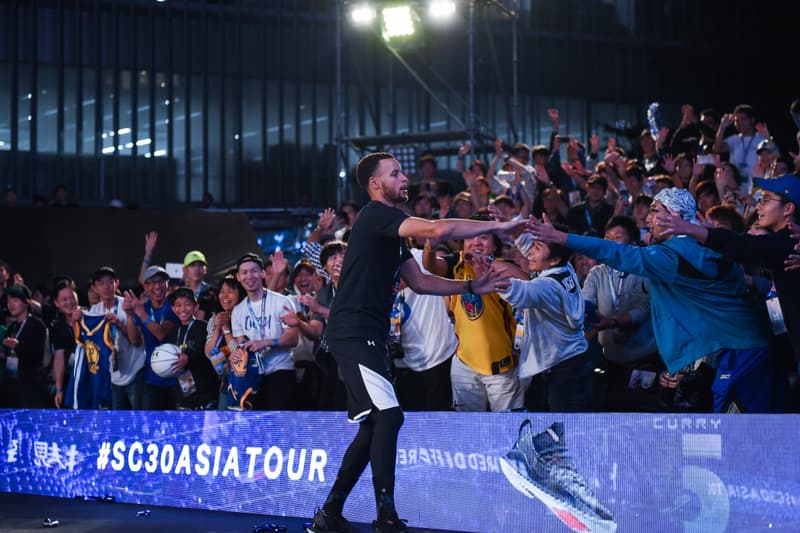 NBA 屈指のスター選手 ステフィン・カリーが来日スペシャルイベントを開催 Stephen Curry アンダーアーマー Under Armour