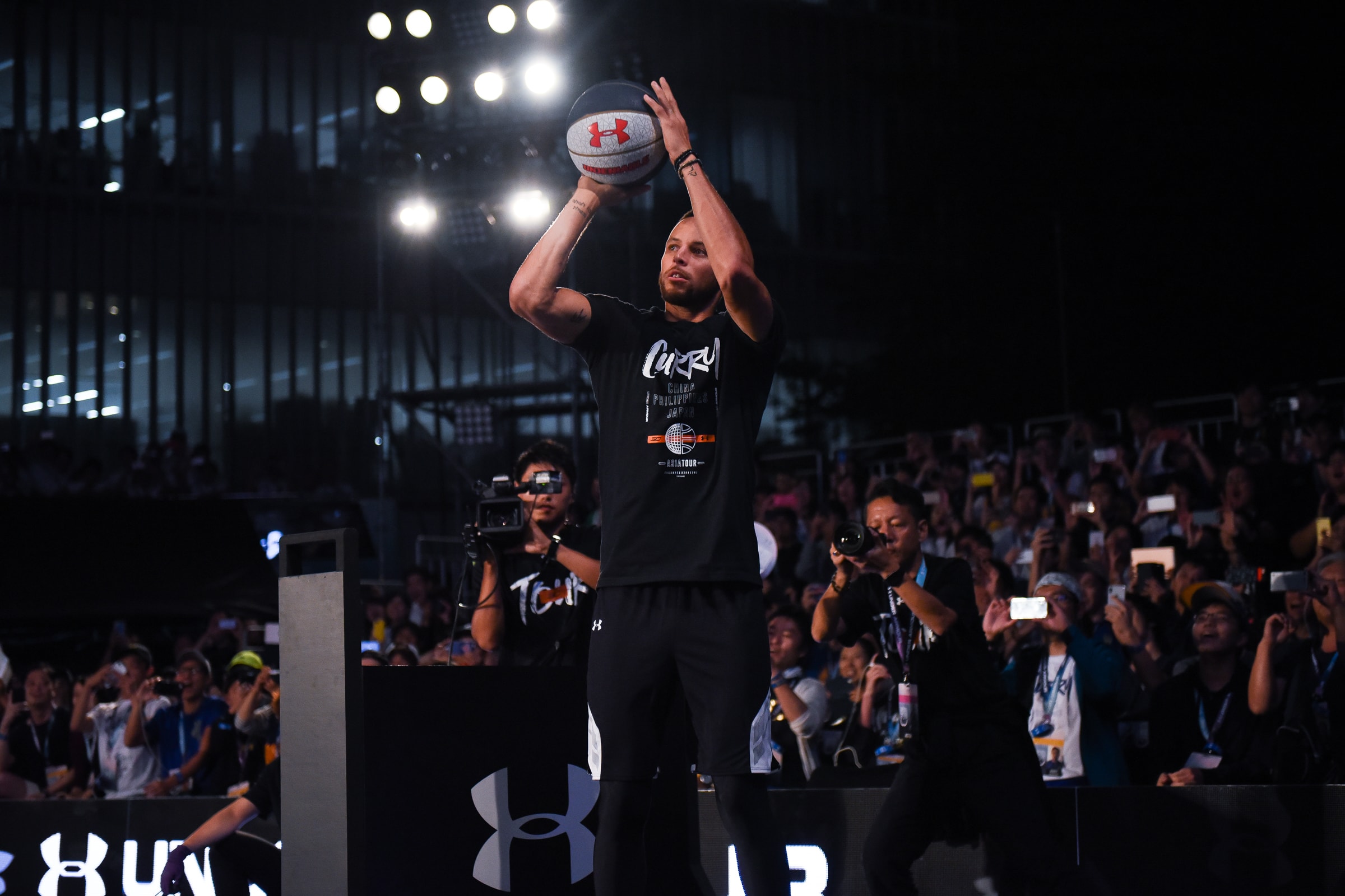 NBA 屈指のスター選手 ステフィン・カリーが来日スペシャルイベントを開催 Stephen Curry アンダーアーマー Under Armour