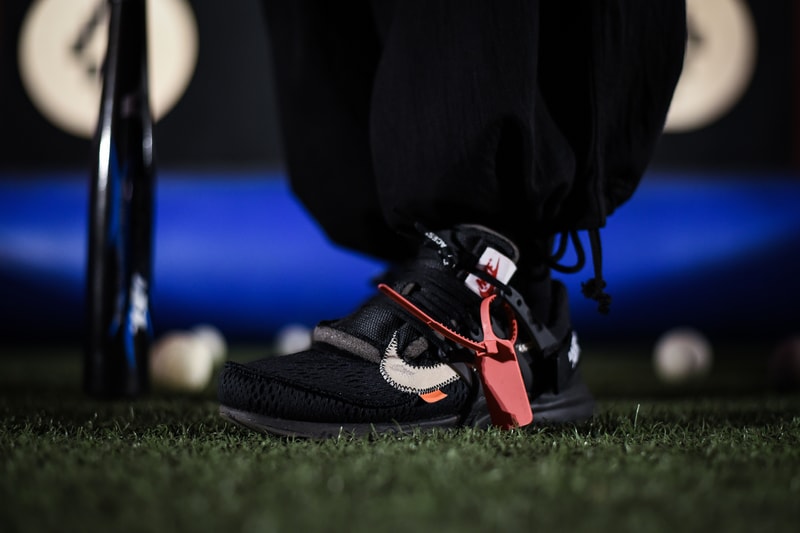 Streetsnaps MLB Marcelo Burlon Virgil Abloh Air Presto Red Sox Boston HYPEBEAST