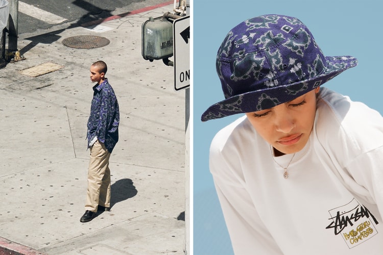 STÜSSY より原宿旗艦店のリニューアルオープンを記念した “Harajuku Paisley” コレクションが登場