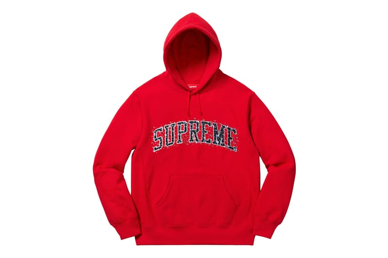 supreme hoodie water arc