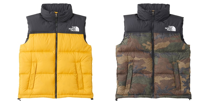 The North Face Retro 1996 Nuptse Vest release info orange yellow red blue grey black camo HYPEBEAST down puffer