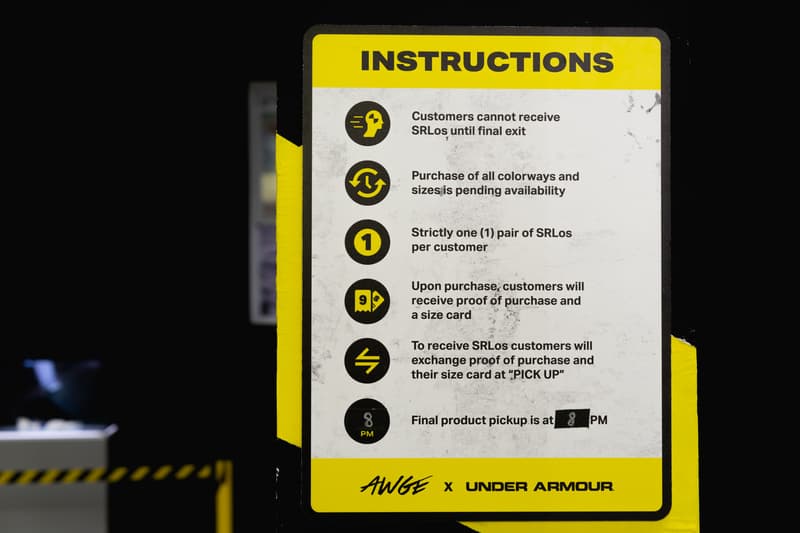 AWGE x Under Armour によるコラボフットウェアのポップアップに潜入 アンダーアーマー エイサップ・ロッキー