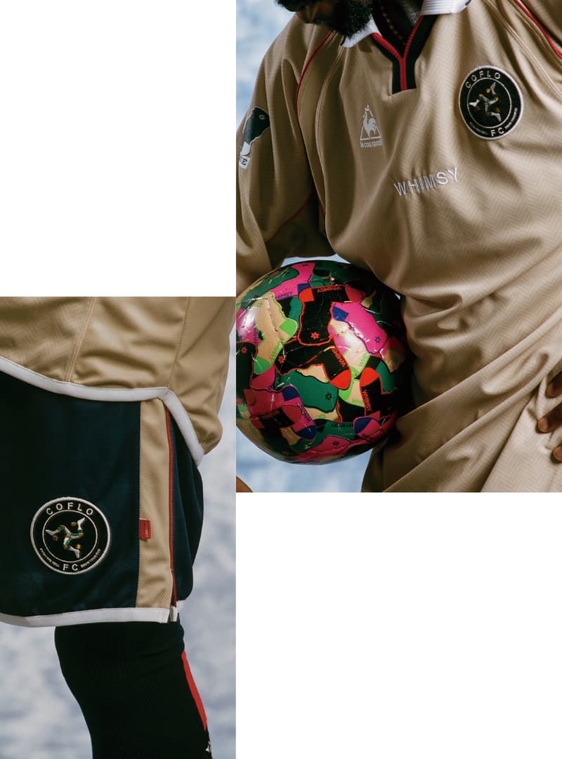 Whimsy x le coq sportif soccer football jersey uniform HYPEBEAST socks