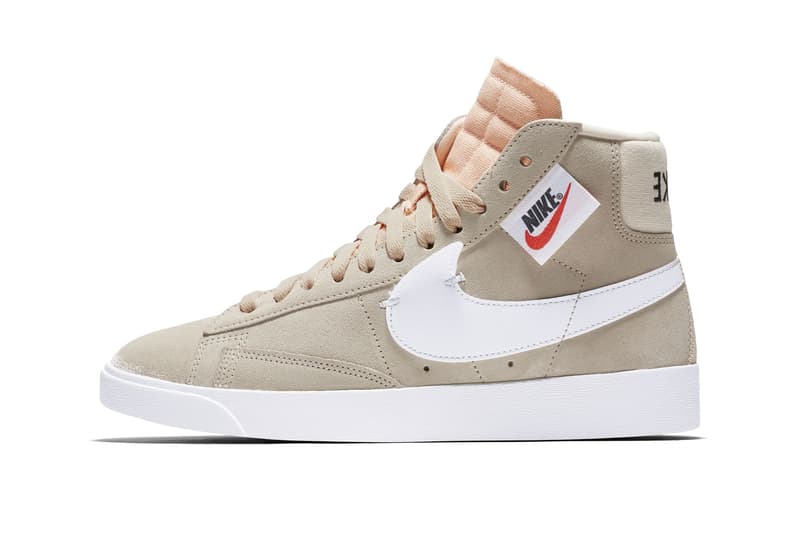 Nike blazer mid womens rebel deconstructed september 22 2018 release date Reimagined sneaker black virgil abloh hypebeast